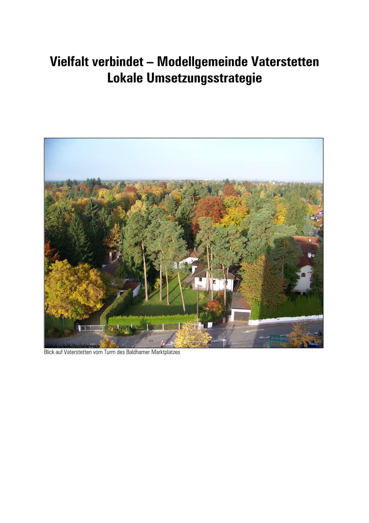 Biodiversitätsstrategie Vaterstetten 2013