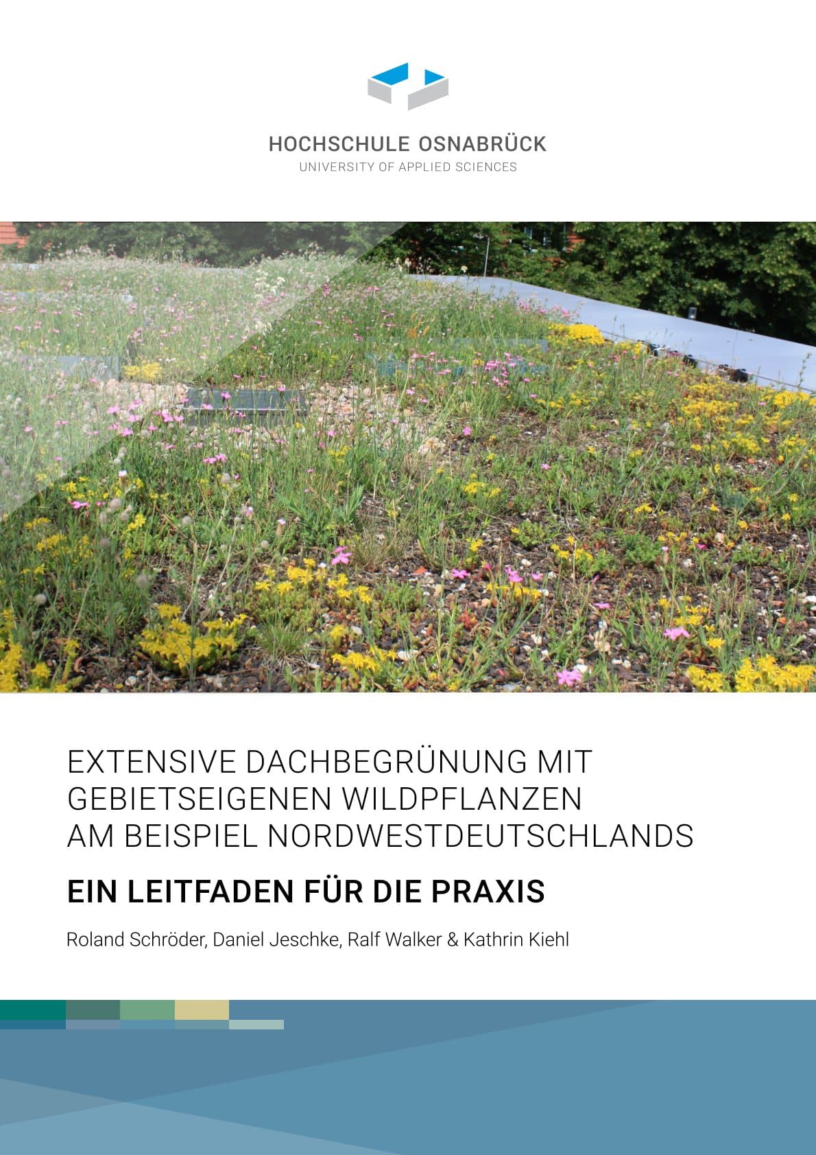 Extensive Dachbegrünung mit gebietseigenen Wildpflanzen
