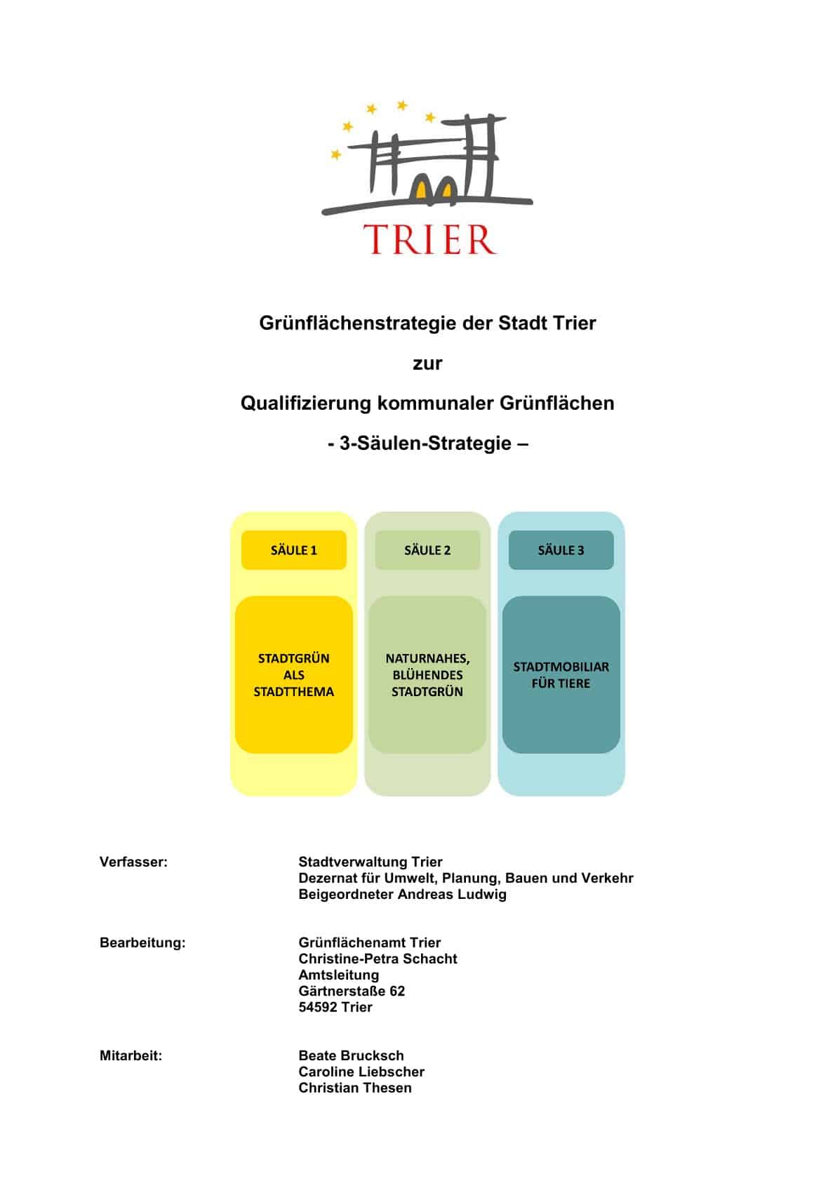 Grünflächenstrategie Trier 2019