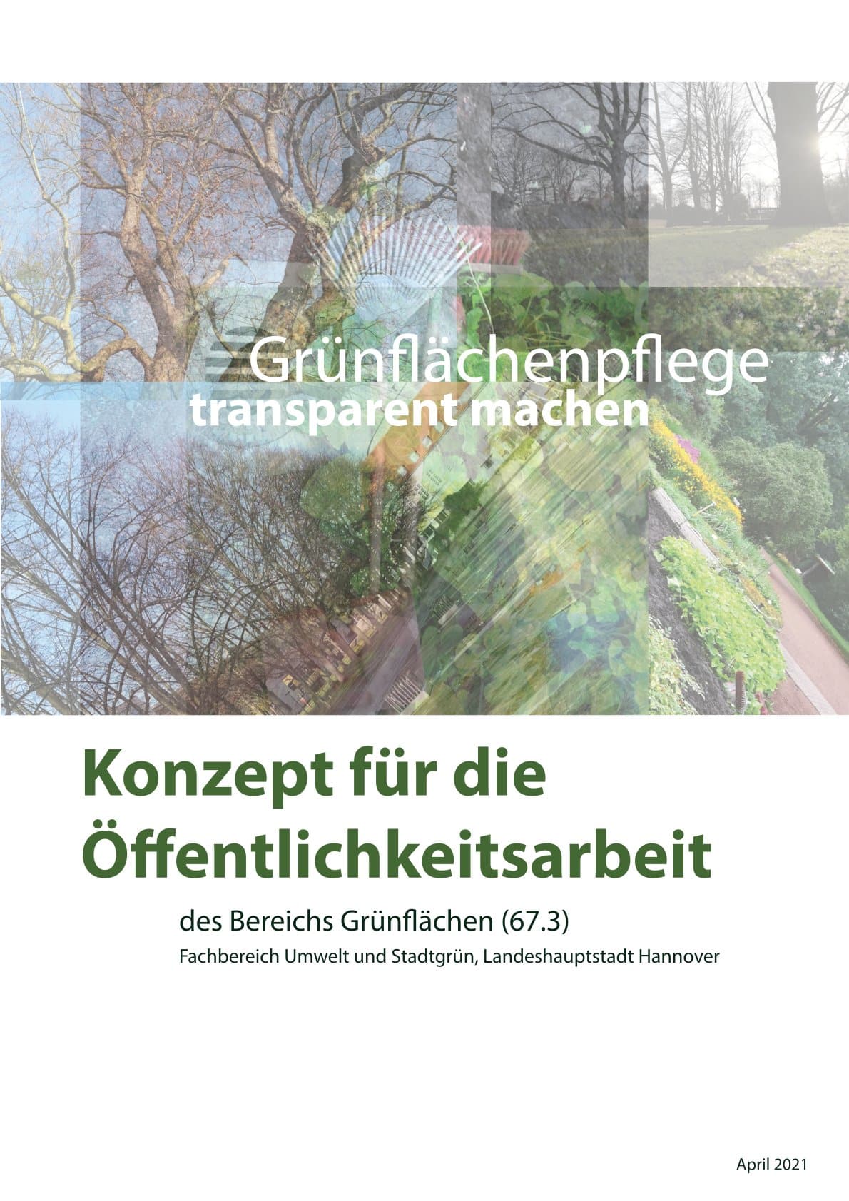 Konzept für die Öffentlichkeitsarbeit