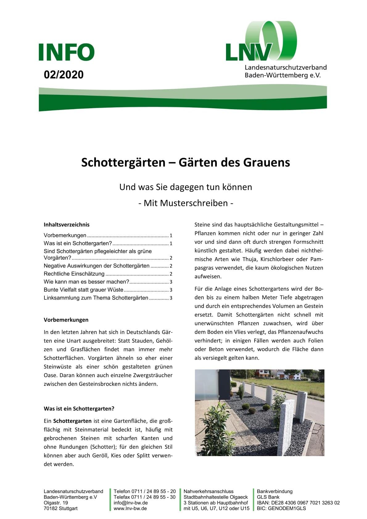 Schottergärten – Gärten des Grauens