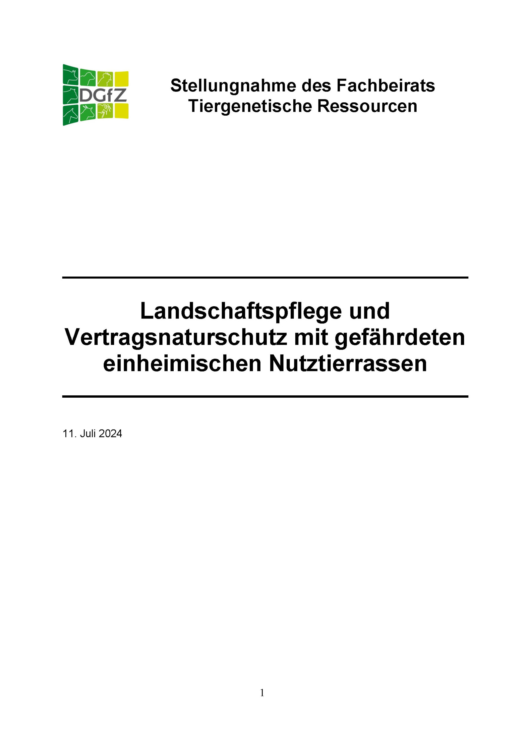 Landschaftspflege und Vertragsnaturschutz