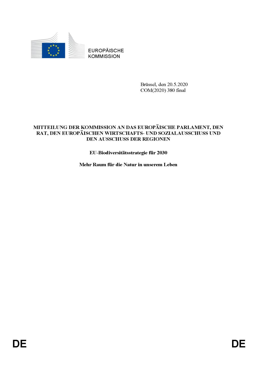 Biodiversitätsstrategie Europa 2020