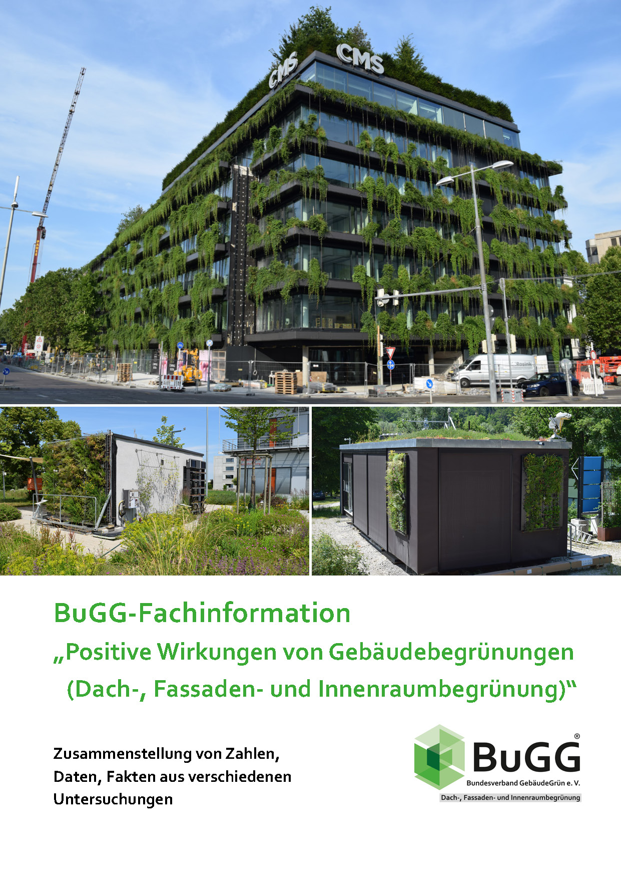 BuGG-Fachinformation - Positive Wirkungen von Gebäudebegrünungen