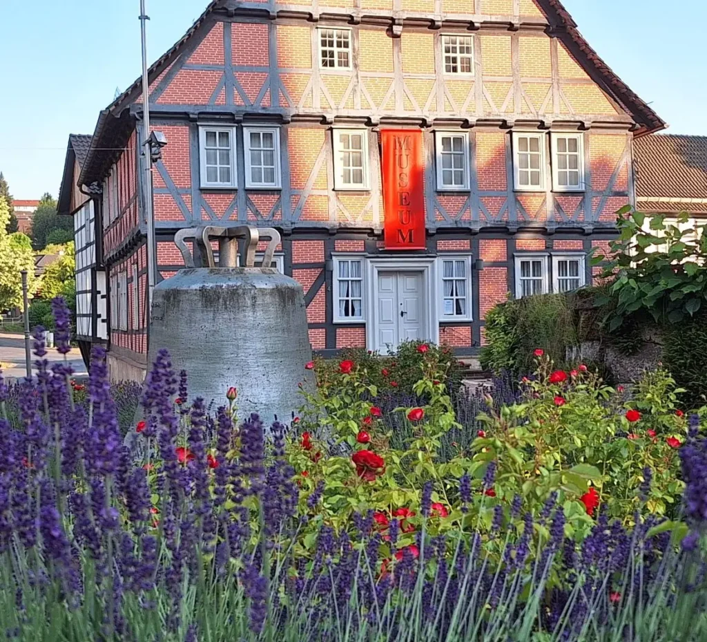 Kommunen für biologische Vielfalt - Praxisbeispiel - Stadt Uslar – Die blühende Fachwerkstadt3 - Lavendelbeet