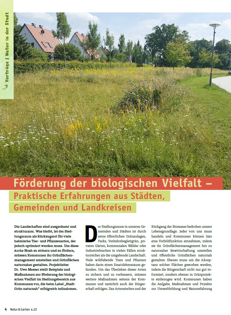 Förderung der biologischen Vielfalt