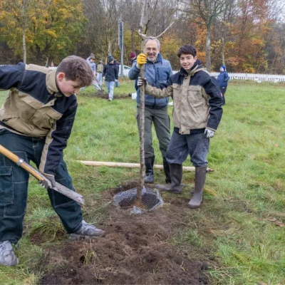 Kommunen für biologische Vielfalt - Praxisbeispiel - Stadt St. Ingbert - Einheitsbuddeln1