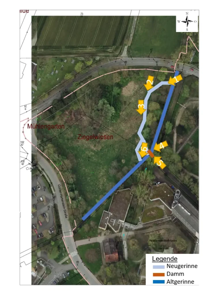 Kommunen für biologische Vielfalt - Praxisbeispiel - Stadt Bad Wildungen - Gewässerumlegung der Wilde zur Förderung des Biberlebensraums