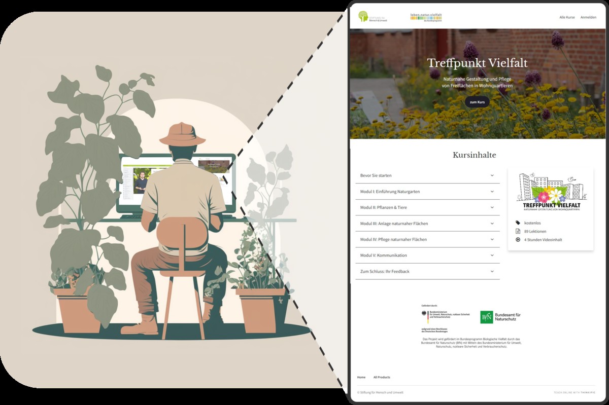 Online Kurs „Naturnahes Grün“